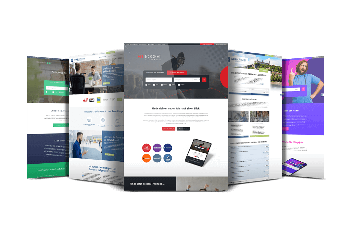 Über 130 Jobbörsen im HR Rocket Netzwerk Jobbörsennetzwerk der HR Rocket GmbH