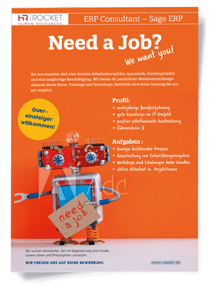 Kreative Stellenanzeige Beispiel IT-Sektor