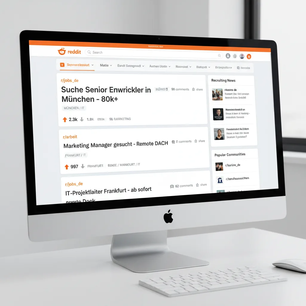 Reddit Job-Threads für Recruiting