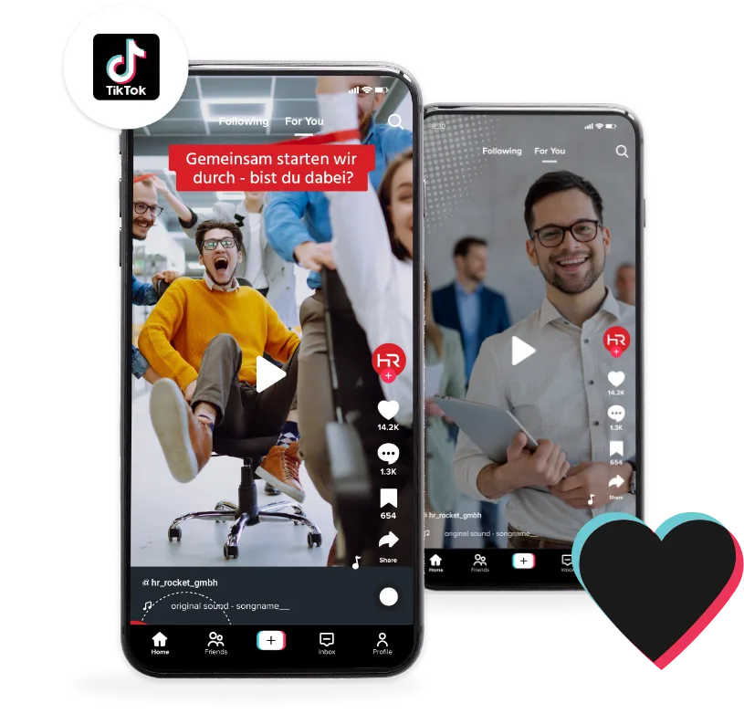 TikTok Video-Recruiting mit HR Rocket