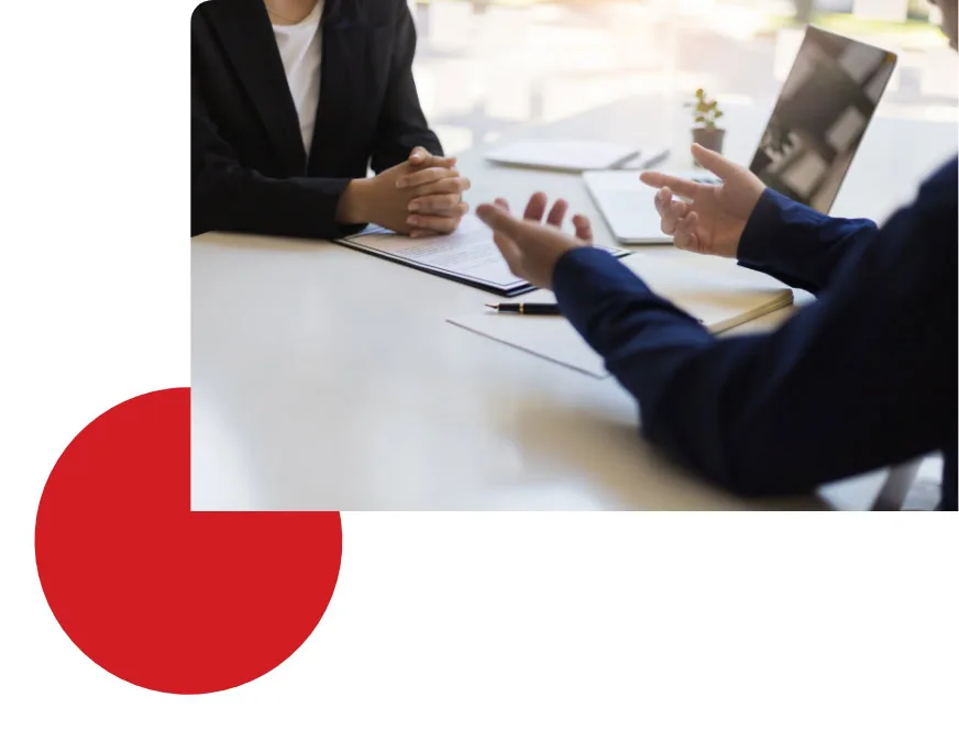 Vorstellungsgespräch im Unternehmen - Personalvermittlung durch HR Rocket