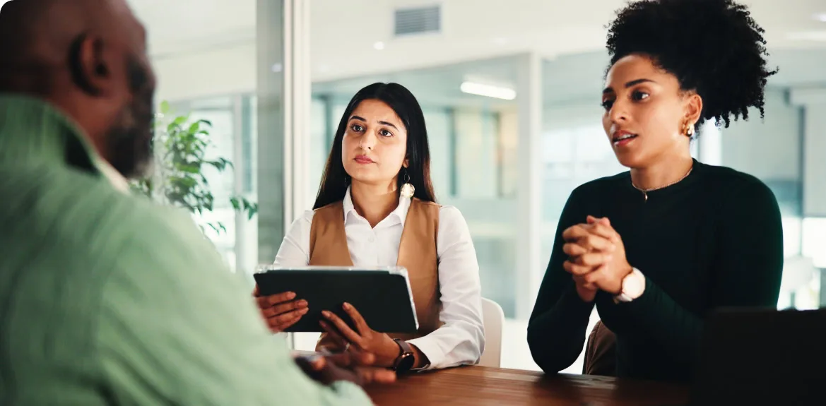 Talent Manager unterhalten sich über Talent Relationship Management