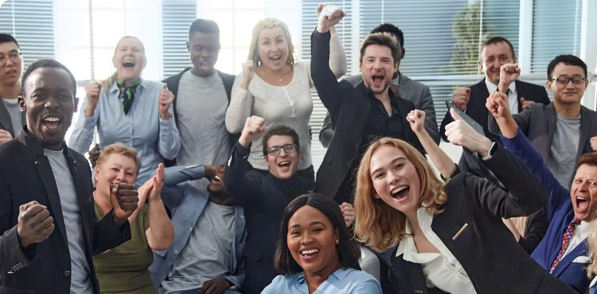 Team feiert Cultural Diversity