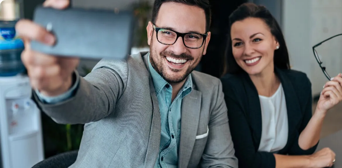 Personalabteilung dreht ein Recruiting Video