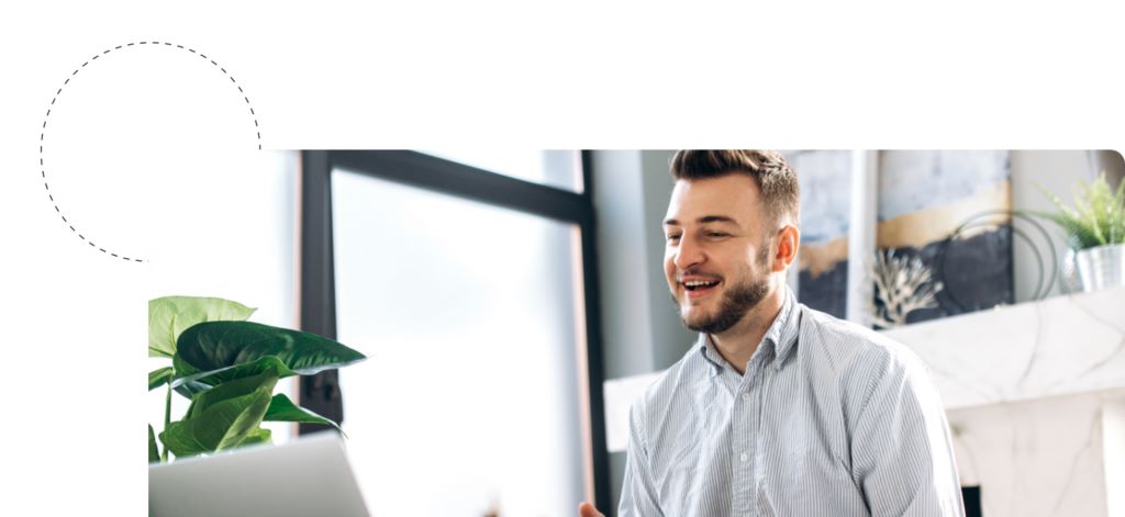 Remote Recruiting Beispiele Manager in Remote Konferenz
