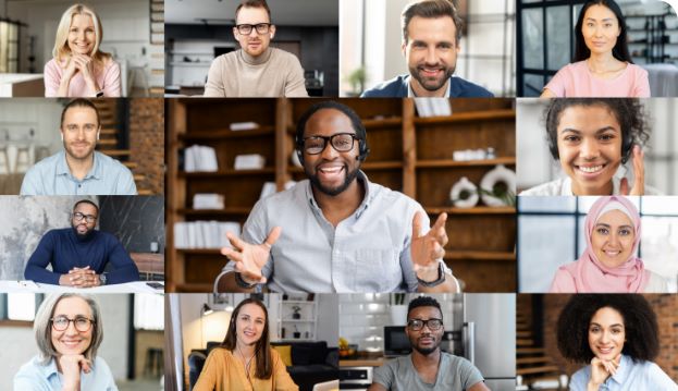 Remote Recruiting Definition Kollegen im Remote Video-Meeting