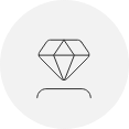 Facebook for Recruitment Diamant Icon
