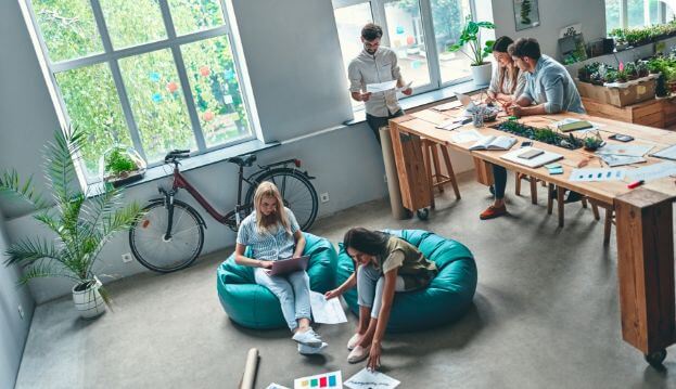 New Work Beispiele Mobil Coworking Space als Beispiel für New Work